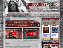 Tablet Screenshot of cristianobertocchi.com